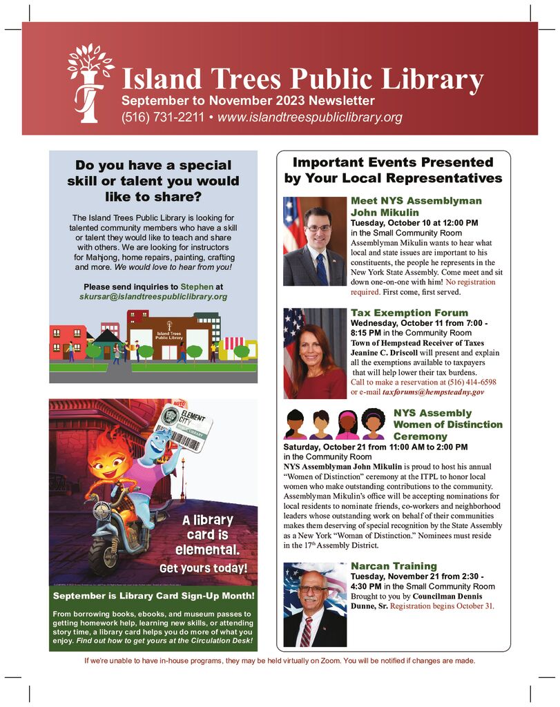 Broomfield Library Adult Newsletter - August 2022 by City and